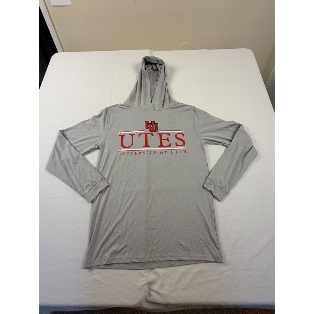 Utah Utes Graphic x Rivalry Threads Mens Small Grey Long Sleeve Shirt - Picture 6 of 9